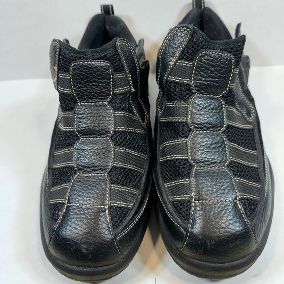 Dr Comfort Edward X Depth 10.5 W Black Leather 9610 Diabetic Velvet Lining - Picture 5 of 7